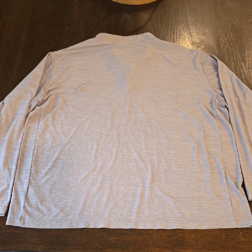 Men's Nike Dri Fit Gray Running Pullover Size XXL Long Sleeve 1/4 Zip - Picture 4 of 6